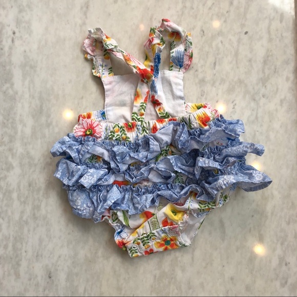 Ruffled Romper onesie, NWOT - Picture 2 of 3